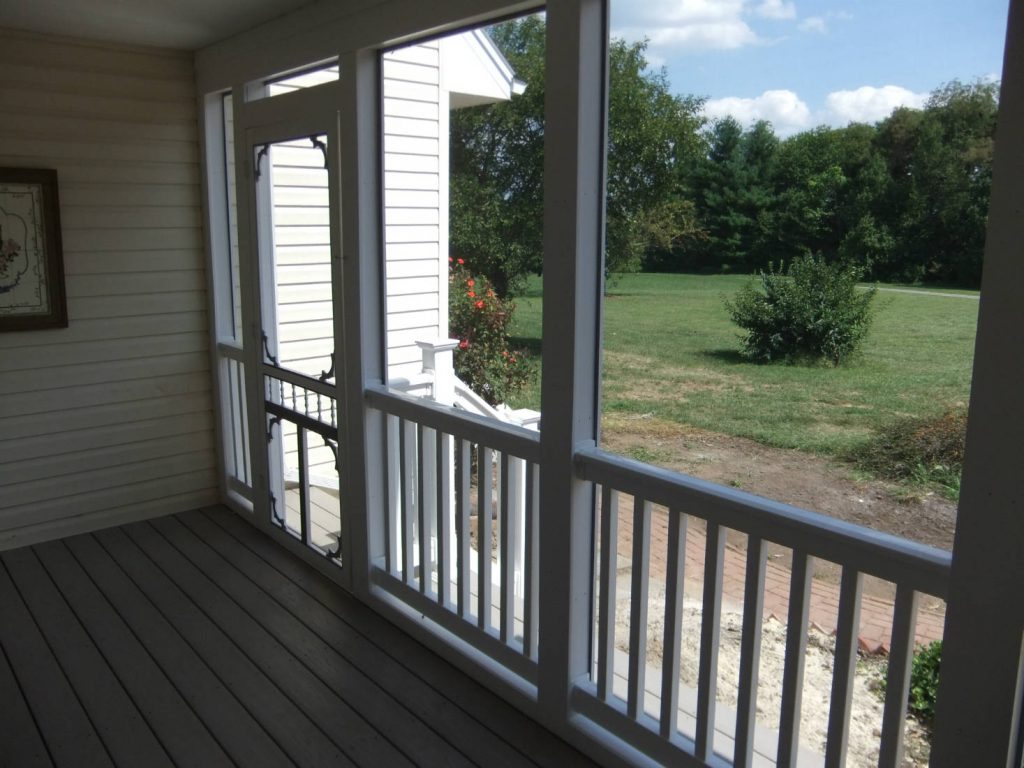Screen Porch Home Renovations- Builder Frederick MD