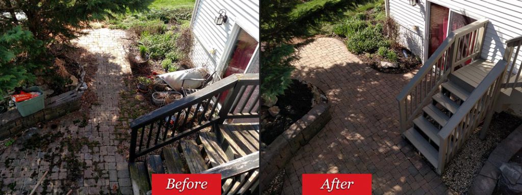 Pressure Wash & Seal Before & After in Carroll County