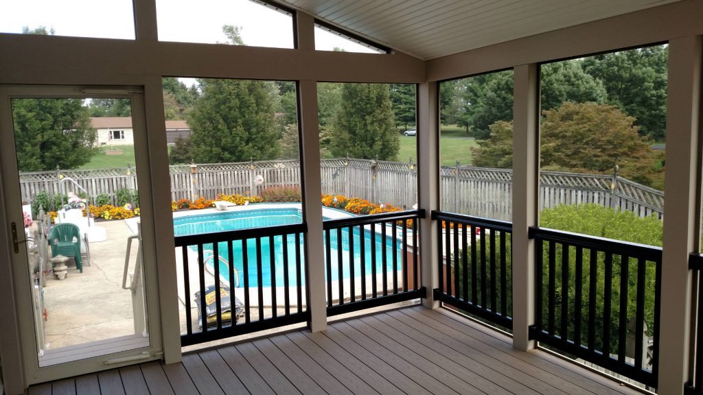 Open Porch Roof over Deck- Builder Frederick MD