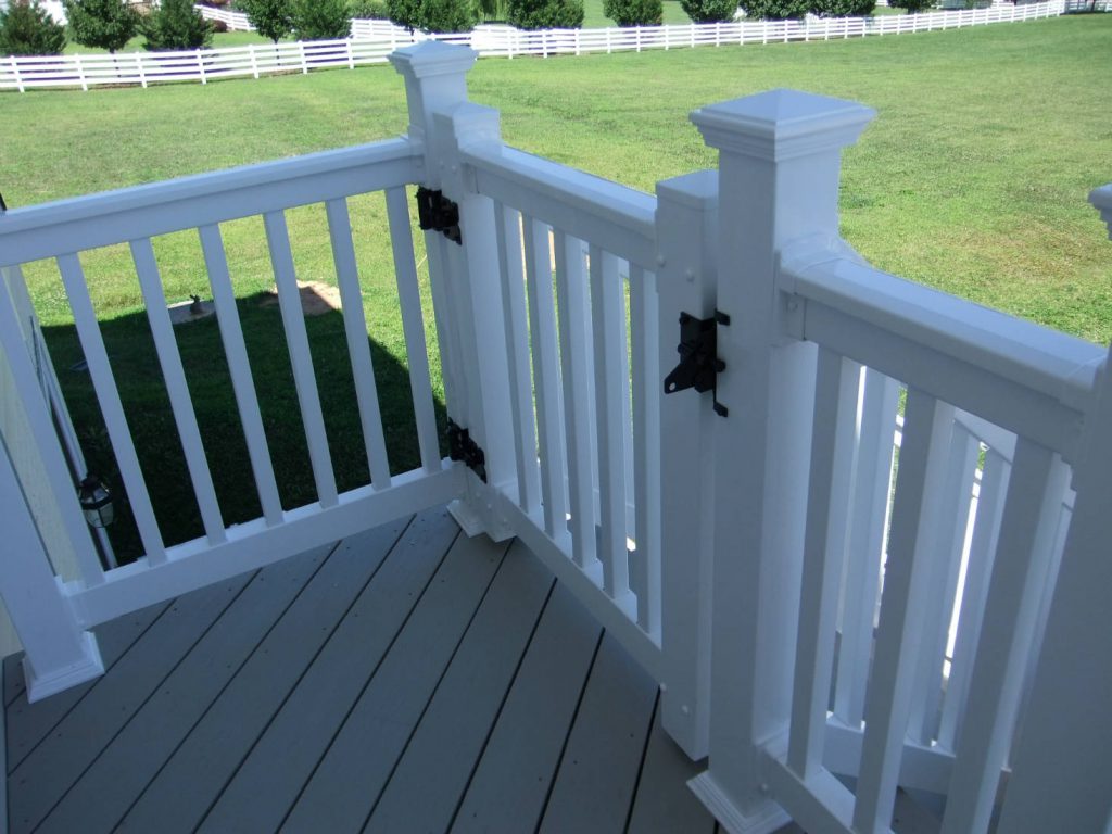 Vinyl Gate. Built in Washington County- Deck Builder & Home Renovations Frederick MD