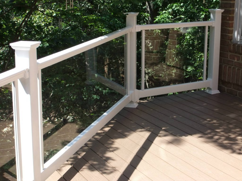 Transparent Rails. Built in Lake Linganore- Deck Builder & Home Renovations Frederick MD