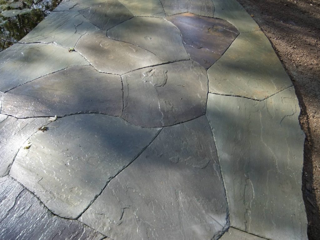 Pressure Washing for Flagstone Walkway in Frederick MD