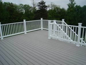 Azek Decking with Vinyl Rails- Deck Builder & Home Renovations Frederick MD