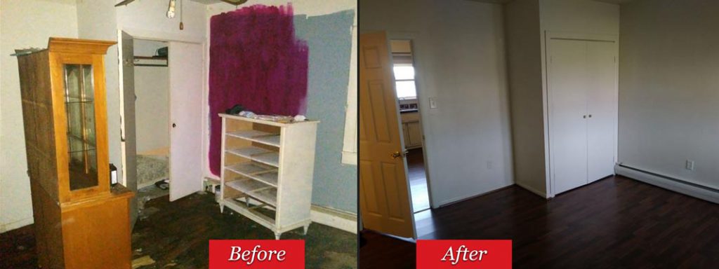 Before & After: Home Repair Bedroom in Emmitsburg, MD
