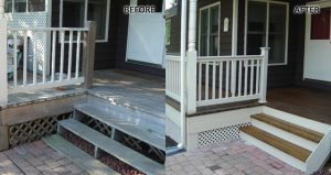 Before and After Pressure Washing Frederick MD